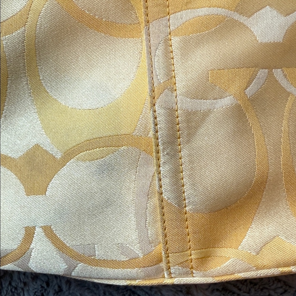 Yellow Coach Purse - Picture 6 of 7